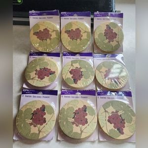 9 Twelve pack unopened coaster sets